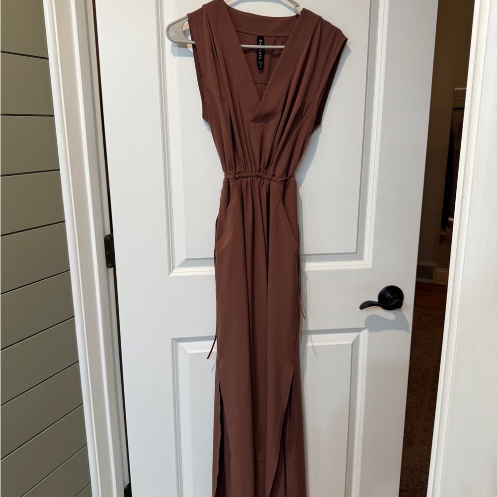 Athleta Brown Maxi Dress